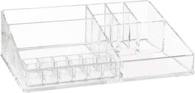 

Howards Cosmetic Organiser - Large Makeup Vanity Box(Clear, White)