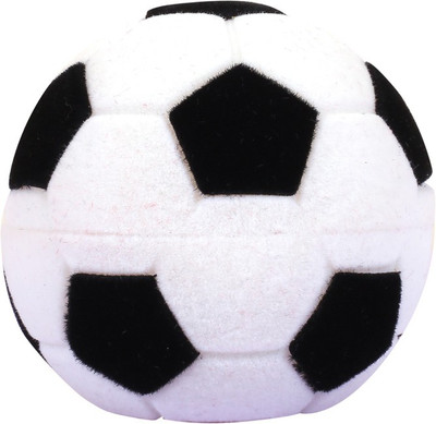 

Glawen Foot Ball shaped Ring Boxes, Toy Ring Boxes Vanity Box(White with Black)