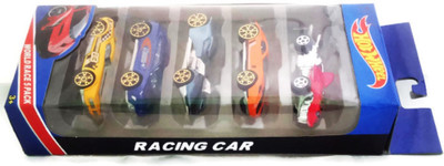 

ESIRKAR Hot Wheel World Racing Car Set of 5(Multicolor)