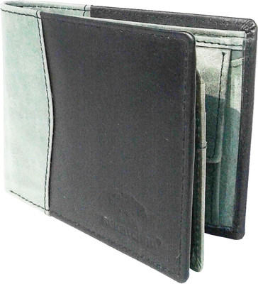 

NUKAICHAU Men Green Genuine Leather Wallet(7 Card Slots)