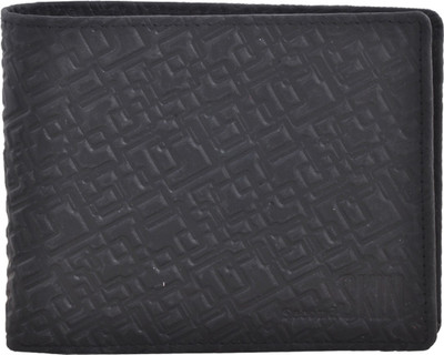 

Second Skin Men Black Genuine Leather Wallet(10 Card Slots)