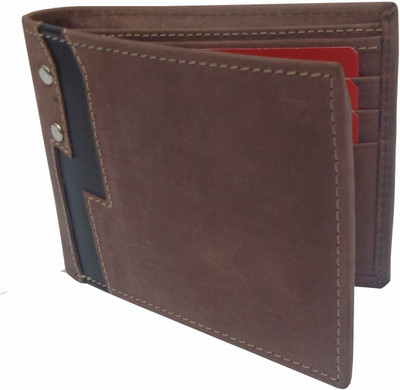 

Zilinobo Men Brown Genuine Leather Wallet(6 Card Slots), Brn-033
