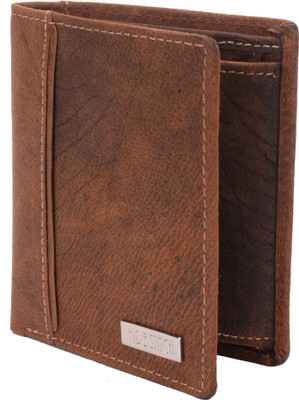 

Hidestitch Men Brown Genuine Leather Wallet(5 Card Slots), Brown-05