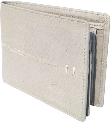 

NUKAICHAU Men Grey Genuine Leather Wallet(7 Card Slots)
