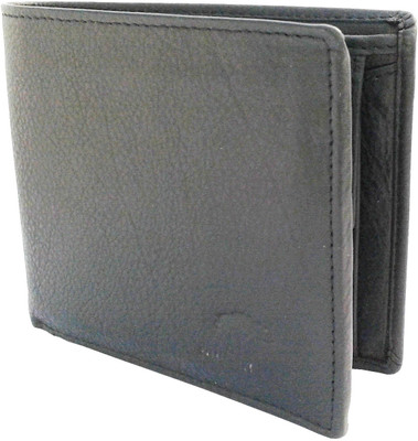 

NUKAICHAU Men Black Genuine Leather Wallet(9 Card Slots)