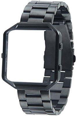 Shopizone 22 mm Stainless Steel Watch Strap(Black)   Watches  (Shopizone)