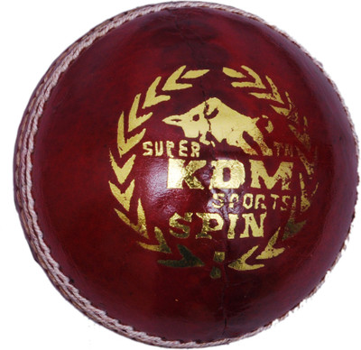 

KDM Sports Spin Cricket Leather Ball(Pack of 3, Red)
