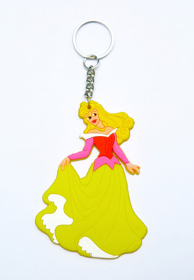 

JOSHISNEST disney princess rubber cindrela yellow Key Chain(Yellow)