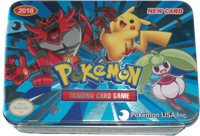 

RBS Pokemon Sun N Moon Series Evolution Metal Box Card Pack(Multicolor)