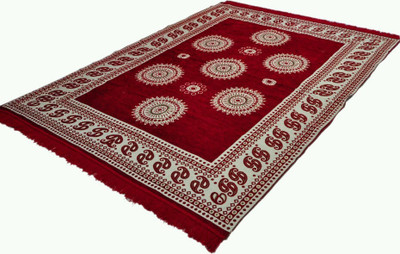 

Shifu Multicolor Velvet Carpet(150 cm X 210 cm)