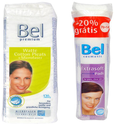 

Paul Hartmann Extrasoft cosmetic pads and face cleansing with cotton pleats(84 Units)