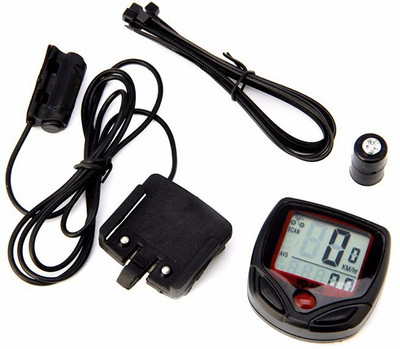 

FurMito 15 Function Bicycle Computer Odometer Speedometer With Digital LCD Wired Cyclocomputer