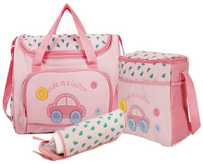 

Baby Bucket Changing Diaper Bag(Dark Pink)