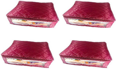 

Aadhya Multipurpose Parachute Saree cover pack of 4 j(Maroon)