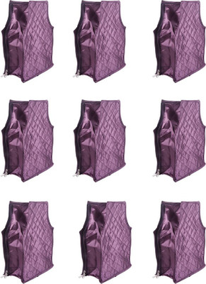 

Aadhya Multipurpose Satin Blouse cover pack of 9 a(Purple)