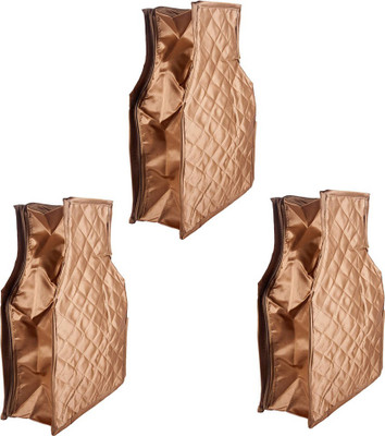 

Aadhya Multipurpose Satin Blouse cover pack of 3 s(Beige)