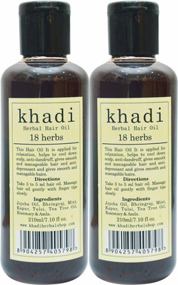 

Vagad's Khadi 18 Herbs Hair Oil(420 ml)