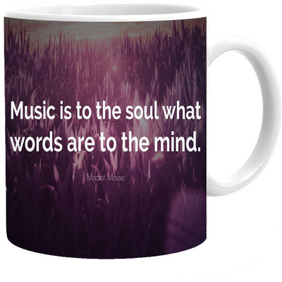 

Maison N Mode Soul Mind Coffee Ceramic Mug(330 ml), Multicolor
