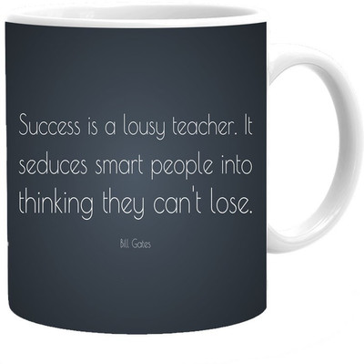 

Maison N Mode Lousy teacher Coffee Ceramic Mug(330 ml), Multicolor