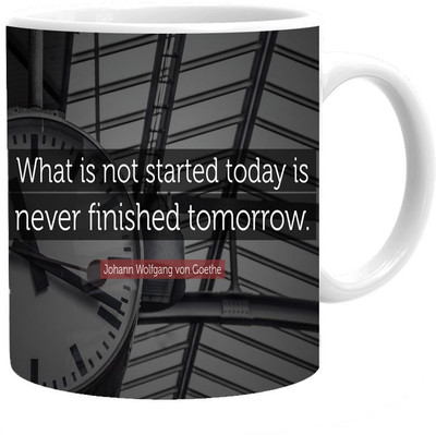 

Maison N Mode What Is Not Start Coffee Ceramic Mug(330 ml), Multicolor