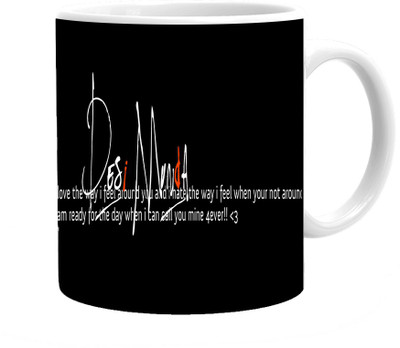 

Maison N Mode Desi Munda Coffee Ceramic Mug(330 ml), Multicolor