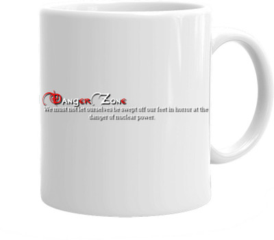 

Maison N Mode Dangr Zone Coffee Ceramic Mug(330 ml), Multicolor
