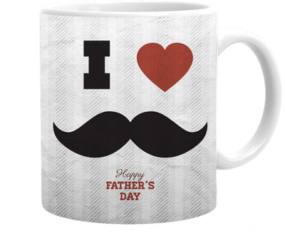 

Maison N Mode Father's Day Coffee Ceramic Mug(330 ml), Multicolor