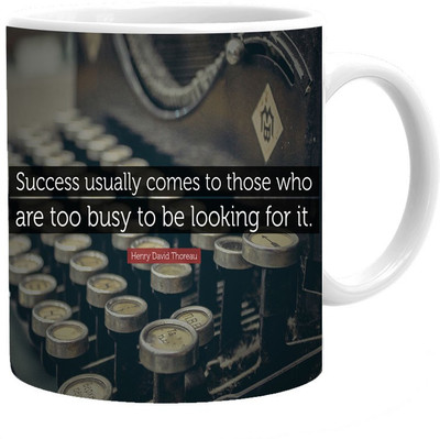 

Maison N Mode Looking For It Coffee Ceramic Mug(330 ml), Multicolor