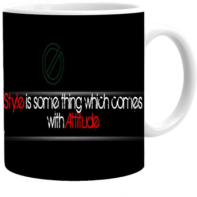 

Maison N Mode Style is Some Coffee Ceramic Mug(330 ml), Multicolor