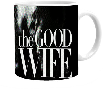 

Maison N Mode The Good Wife Coffee Ceramic Mug(330 ml), Multicolor