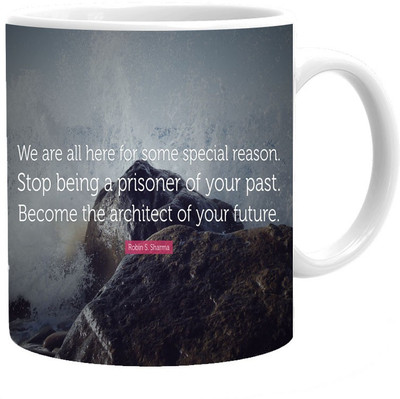 

Maison N Mode Special Reason Coffee Ceramic Mug(330 ml), Multicolor