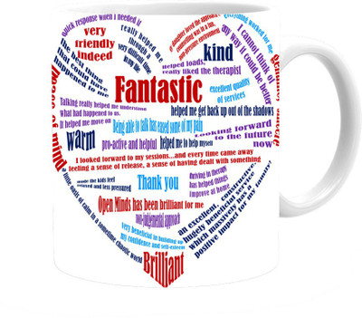 

Maison N Mode Fantastic Coffee Ceramic Mug(330 ml), Multicolor