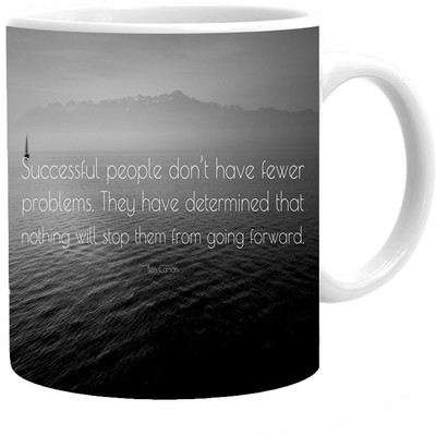 

Maison N Mode Have Fewer Coffee Ceramic Mug(330 ml), Multicolor