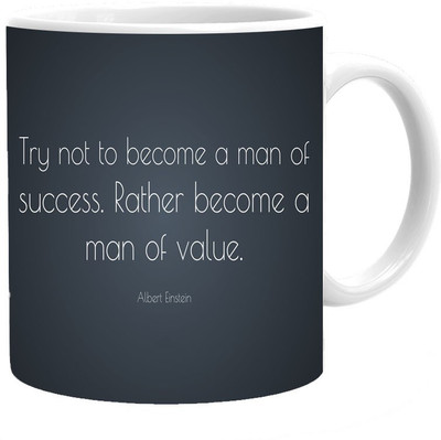 

Maison N Mode Man Of Value Coffee Ceramic Mug(330 ml), Multicolor