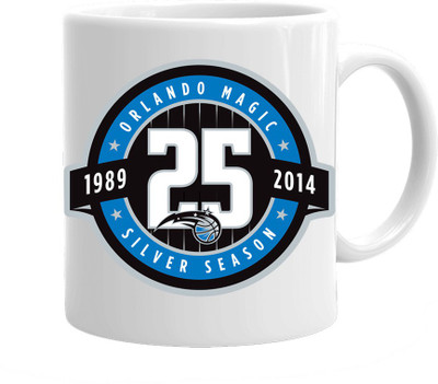 

Maison N Mode Silver Season Coffee Ceramic Mug(330 ml), Multicolor