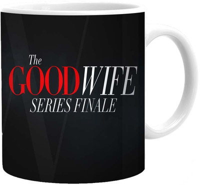 

Maison N Mode Good Wife Final Coffee Ceramic Mug(330 ml), Multicolor