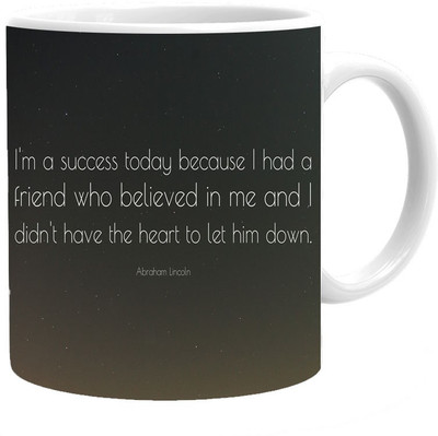 

Maison N Mode Success Today Coffee Ceramic Mug(330 ml), Multicolor