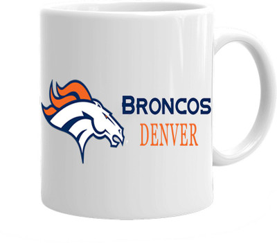 

Maison N Mode Broncos Coffee Ceramic Mug(330 ml), Multicolor