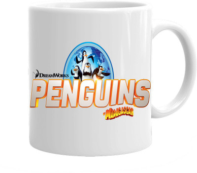 

Maison N Mode Penguin Drmworks Coffee Ceramic Mug(330 ml), Multicolor