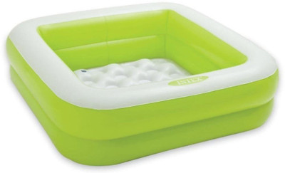 

Shop & Shoppee Inflatable Play Box Pool, (85 x 85 x 23 cm)(Green)