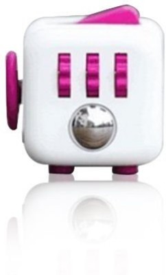 

Mayatra's The Original Fidget Cube Relieves Stress & Anxiety for Children and Adults Attention Toy Glossy Finish - White + Rose Pink(1 Pieces)