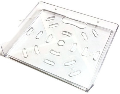 

CRYSTAL CLEAR SET TOP BOX STAND Plastic Wall Shelf(Number of Shelves - 1)