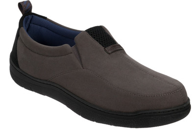 

Dearfoams Rugged Closed Back with Memory Foam Loafers For Men(Grey