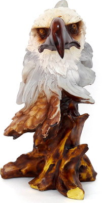 

Tied Ribbons Decorative Eagle Decorative Showpiece - 25 cm(Polyresin, Multicolor)