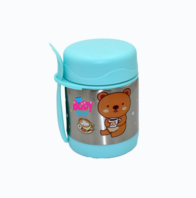 

Baby Bucket Premium Quality Adventure Vacuum Leak proof and fully palpable Food Jar(Blue)