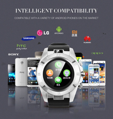 

Voltegic Sporty-S-5-Type-008 phone Smartwatch(Black Strap Free Size)