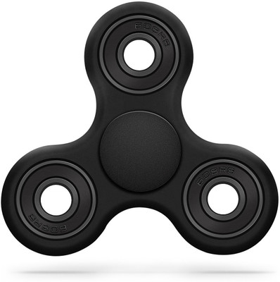 Darling Toys Fidget Spinner with Ceramic Bearing, Tri-Spinner, Hand Spinner, Anti Stress Toy(Black)