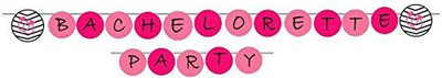 

PARTY PROPZ BACHELORETTE THEME STRING BANNER Banner(8 ft, Pack of 1)