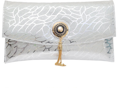 

Bagaholics Party Silver Clutch