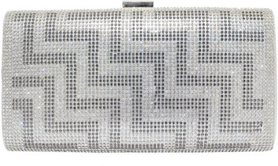 

Bagaholics Party Silver Clutch